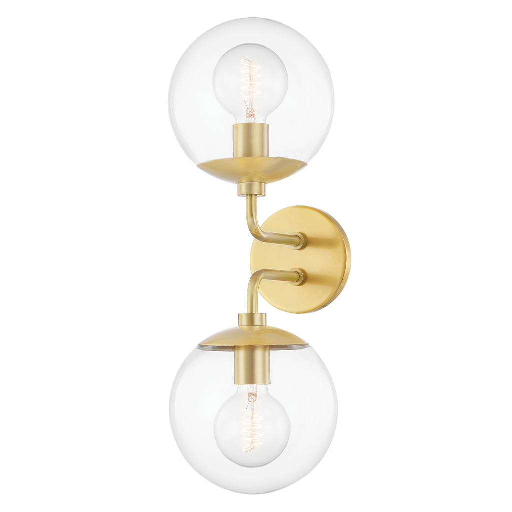 Meadow Wall Sconce | Mitzi Lighting - H503102-AGB