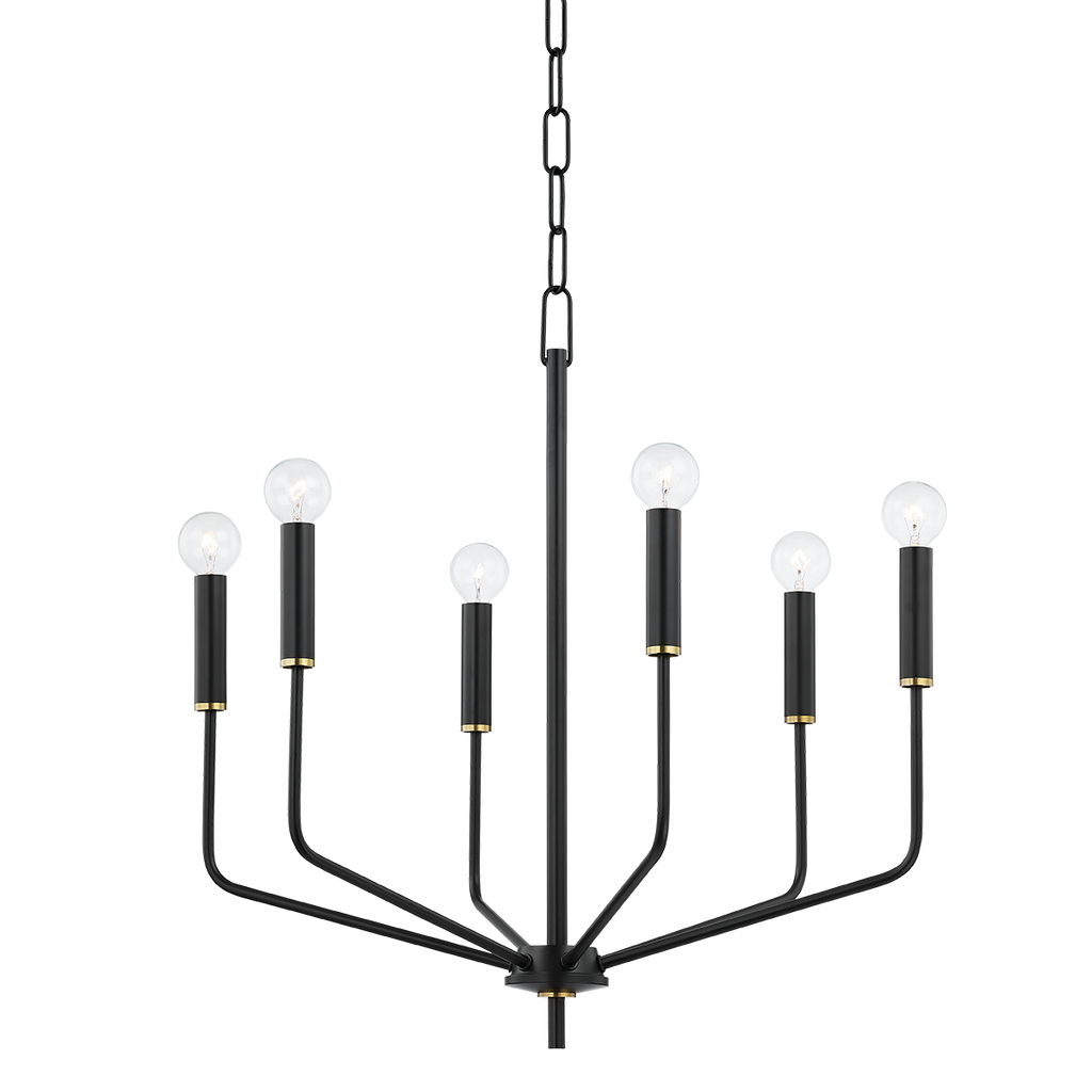 Bailey Chandelier | Mitzi Lighting - H516806-AGB