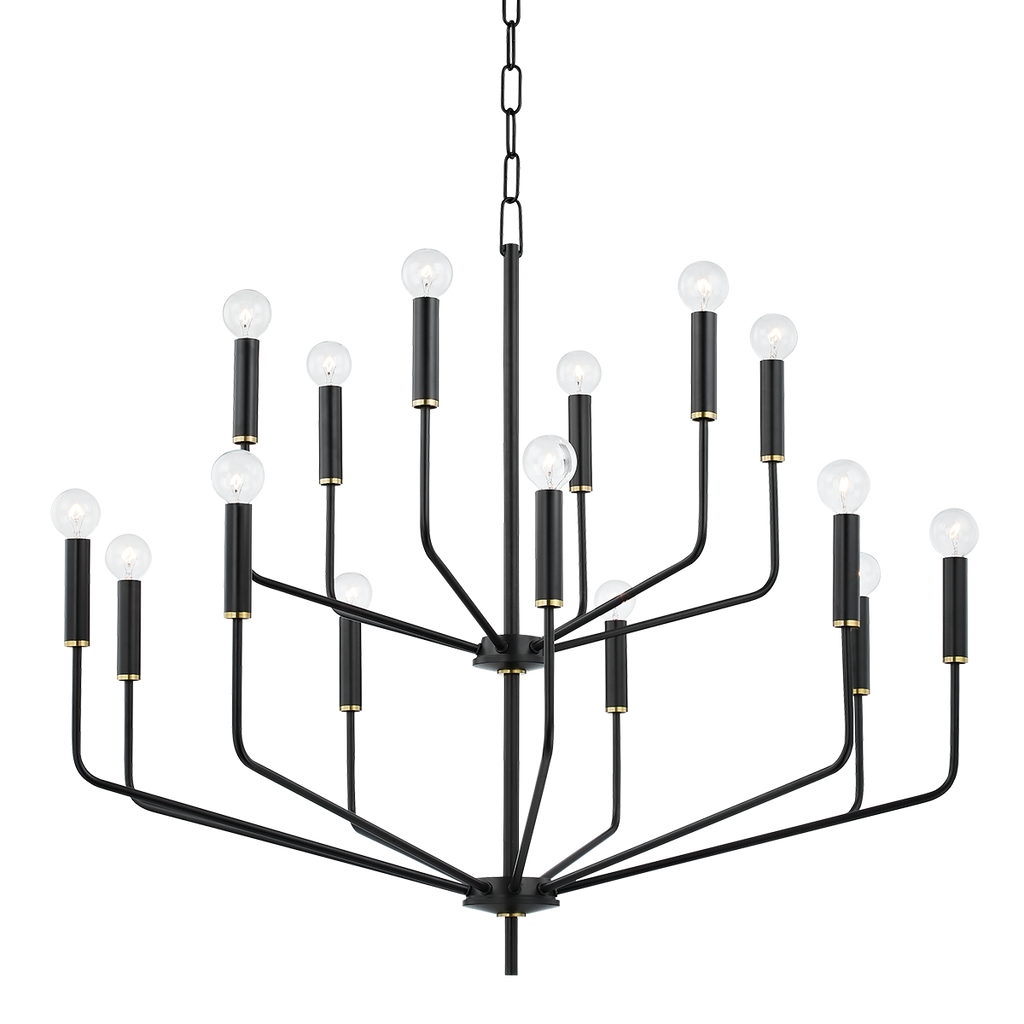 Bailey Chandelier | Mitzi Lighting - H516815-AGB