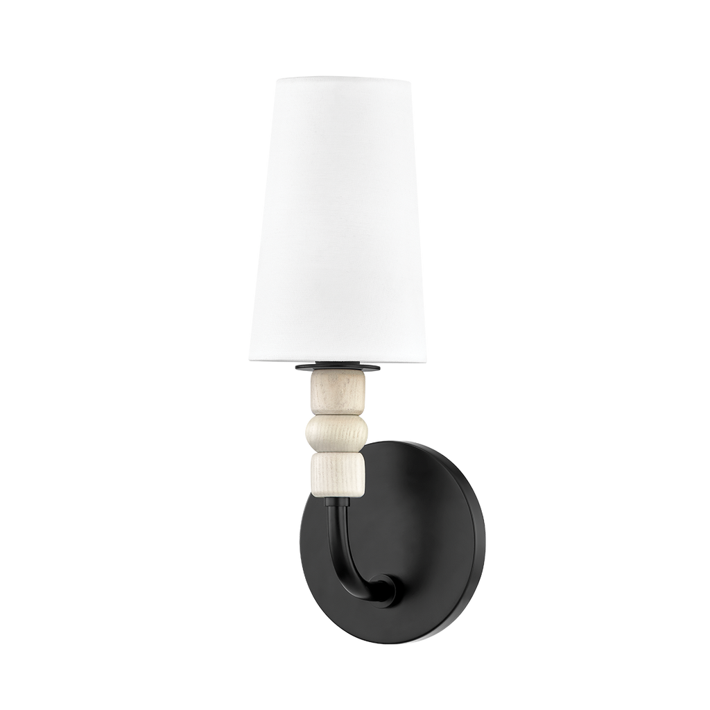 Casey Wall Sconce | Mitzi Lighting - H523101-SBK