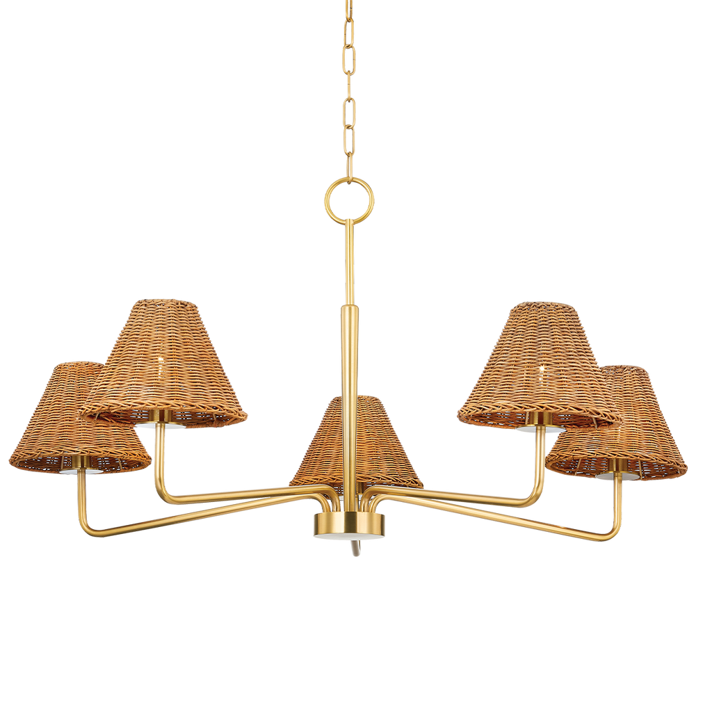 Issa Chandelier | Mitzi Lighting - H704805-AGB