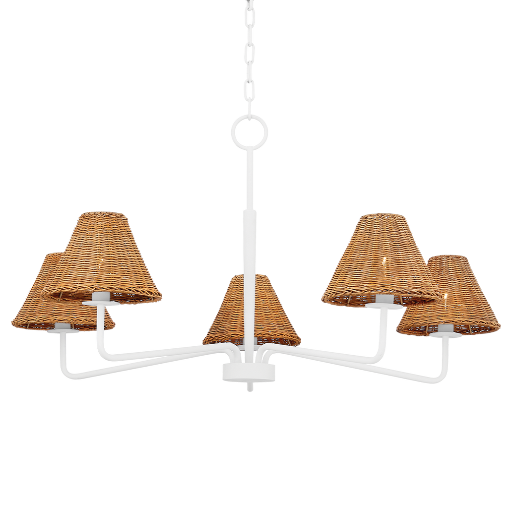 Issa Chandelier | Mitzi Lighting - H704805-TWH