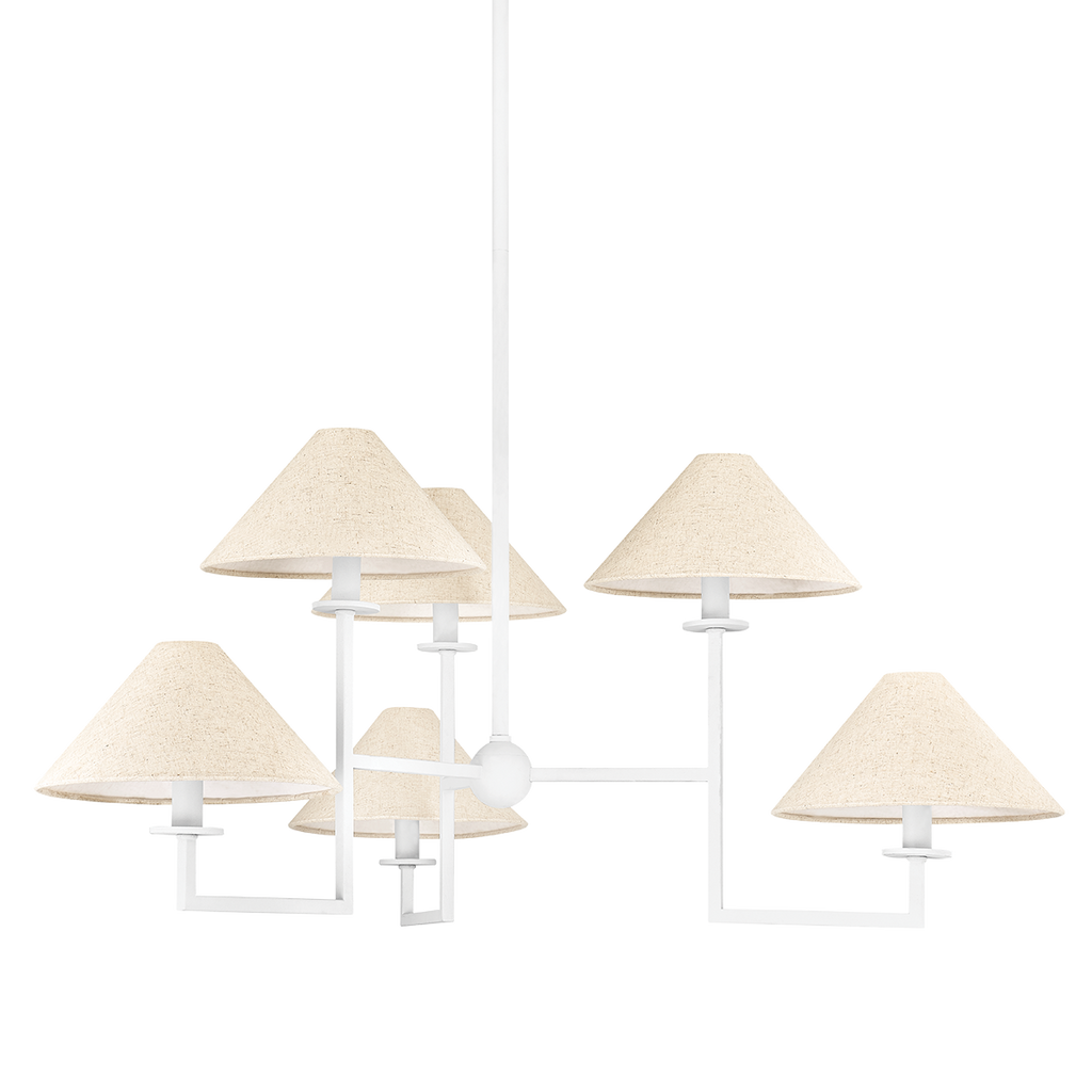 GLADWYNE Chandelier | Mitzi Lighting - H760806-TWH