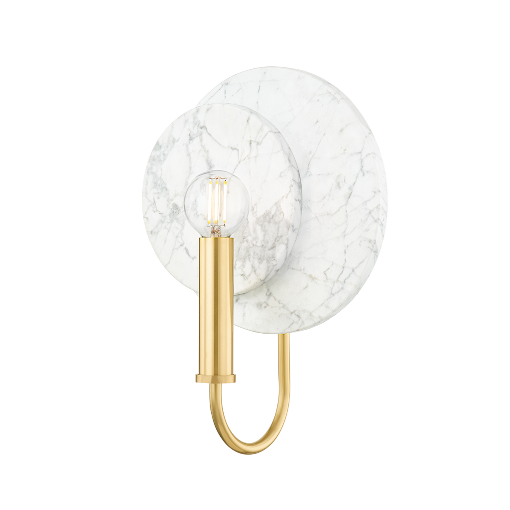 TULA Wall Sconce | Mitzi Lighting - H806101-AGB