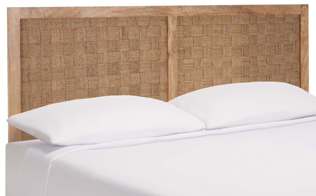 Safavieh Halvor King Headboard, Natural