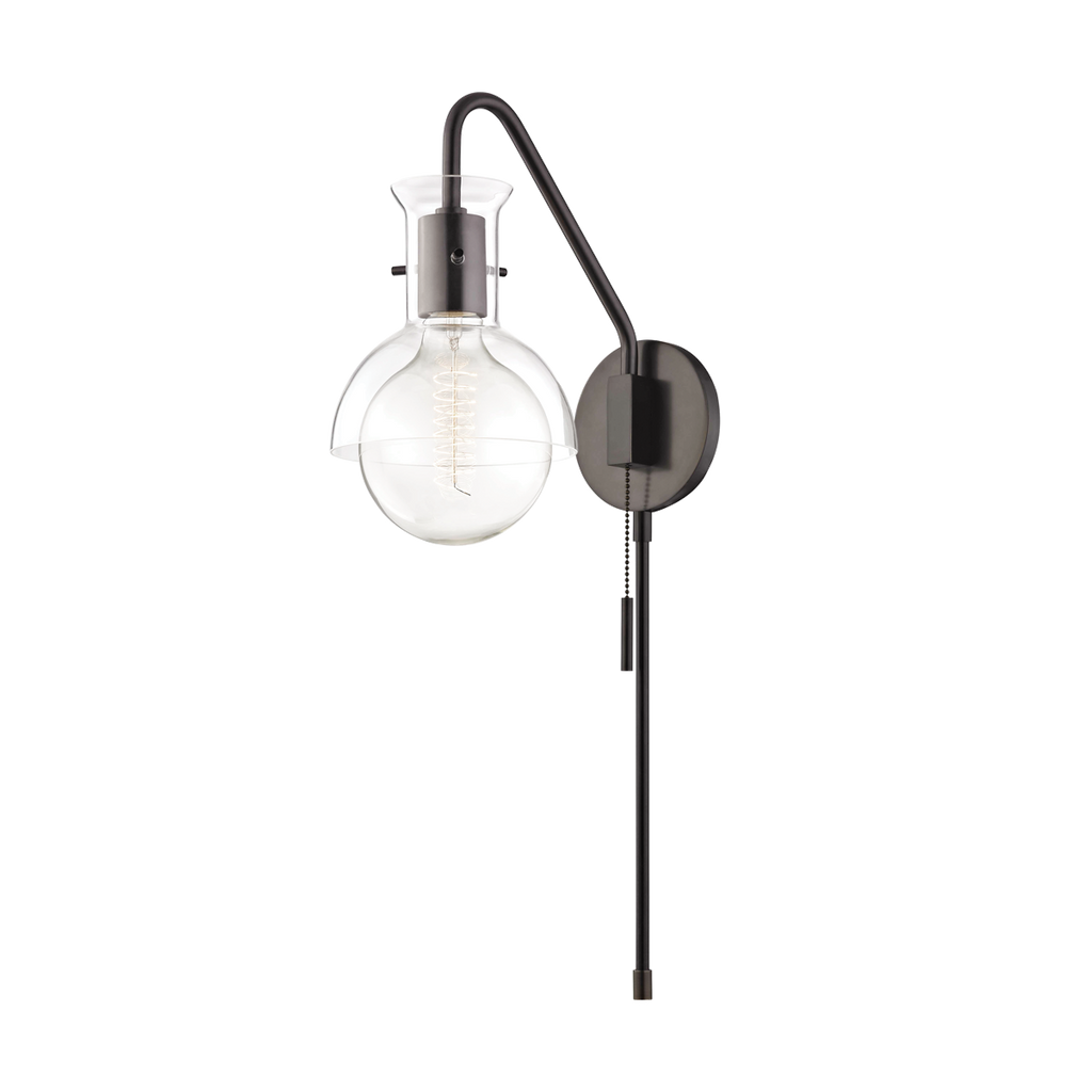 Riley Plug-in Sconce | Mitzi Lighting - HL111101G-OB