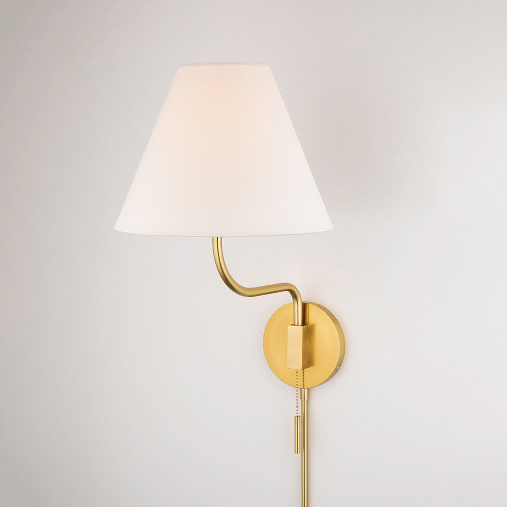 Patti Plug-in Sconce | Mitzi Lighting - HL240101-AGB