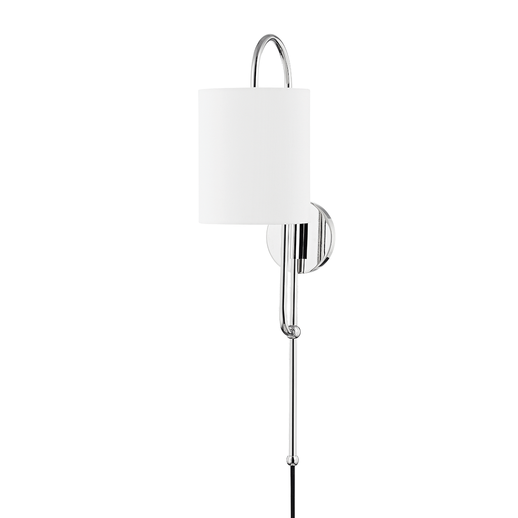 Caroline Plug-in Sconce | Mitzi Lighting - HL641201-PN