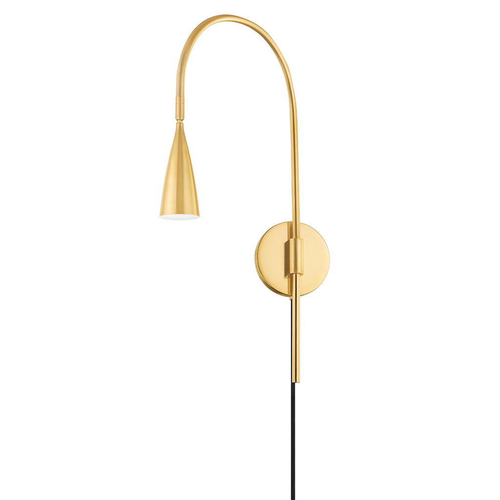 JENICA Plug-in Sconce | Mitzi Lighting - HL811201-AGB