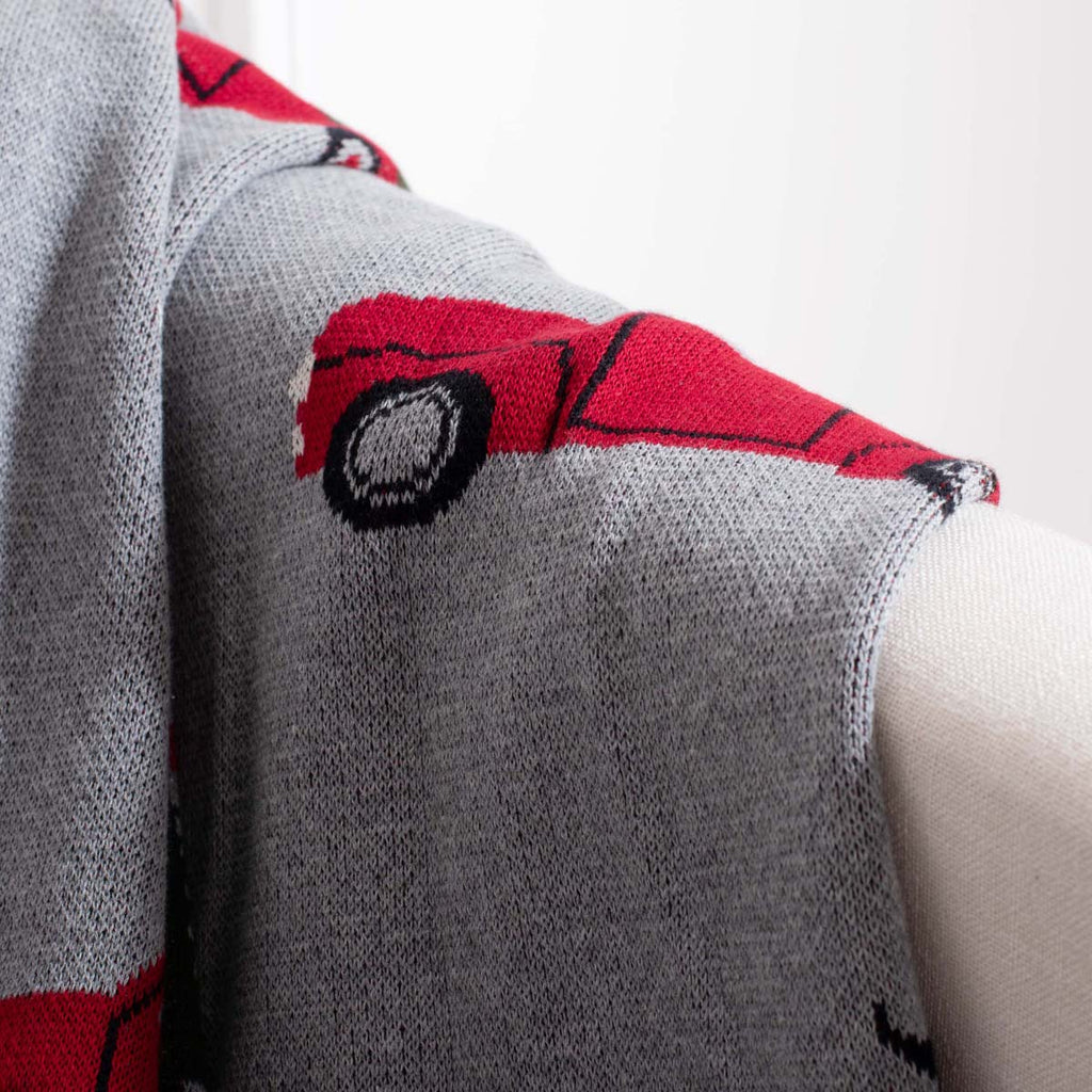 Safavieh Dasher Throw , HOL2016 - Grey/Red