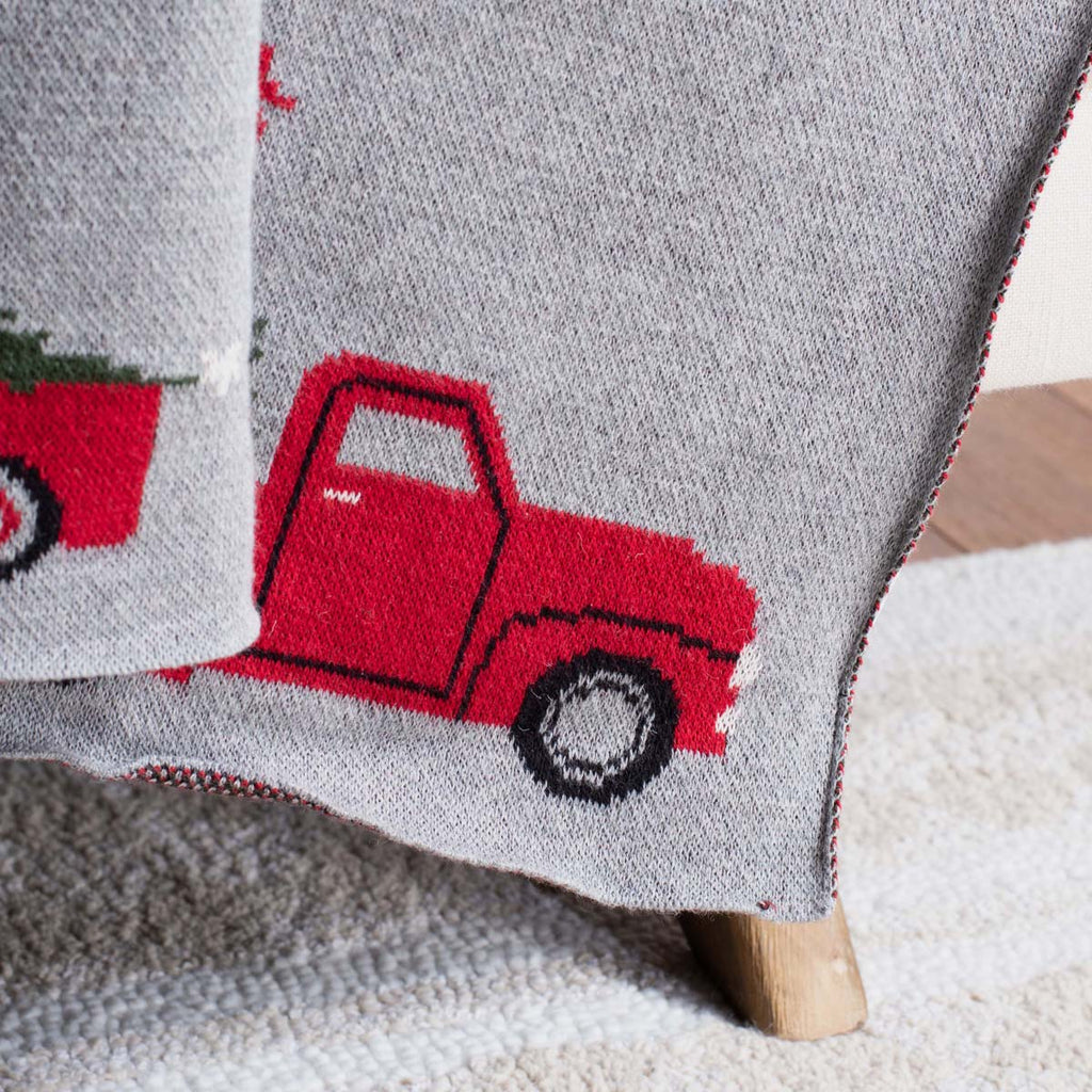 Safavieh Dasher Throw , HOL2016 - Grey/Red