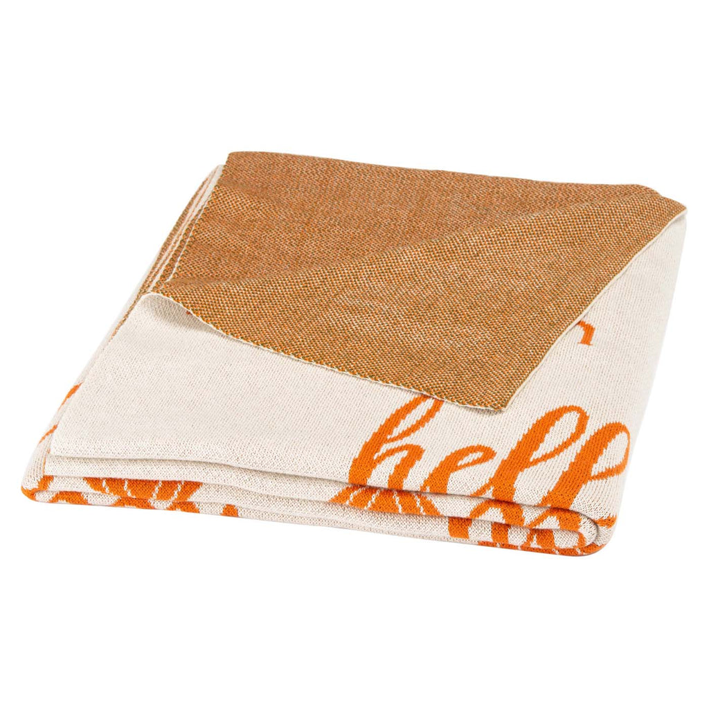 Safavieh Pumpkin Throw Blanket , HOL2502 - Orange