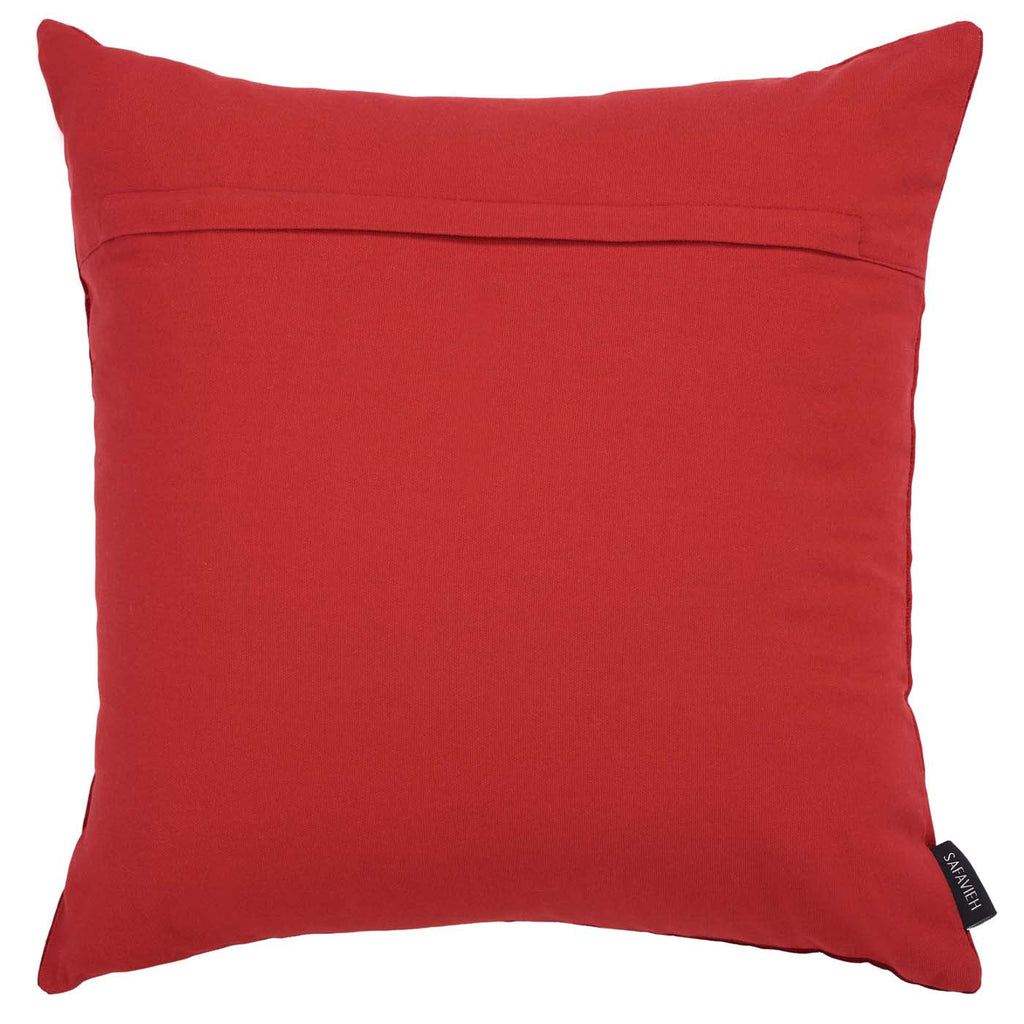 Safavieh Seasons Tree Pillow , HOL4000 - Red / Gold