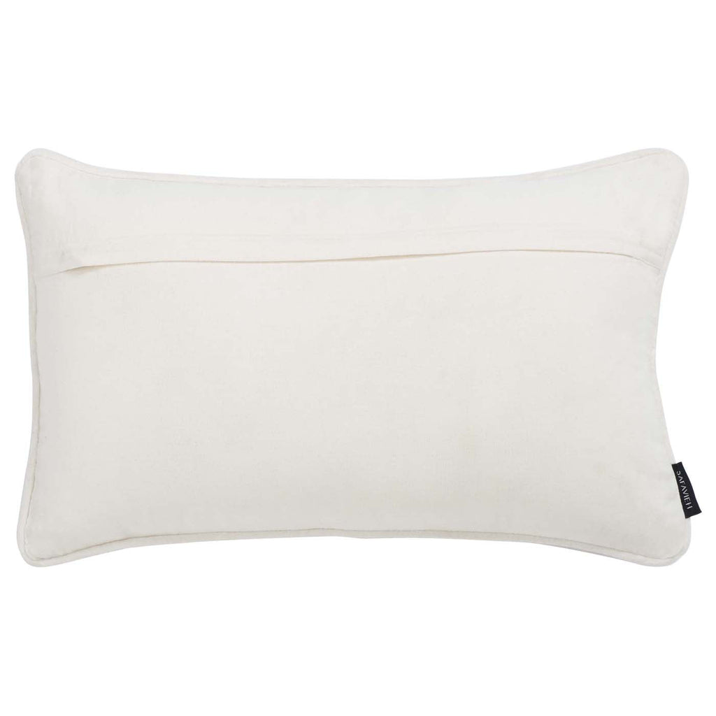 Safavieh Falling Snow Pillow , HOL4013 - White / Silver