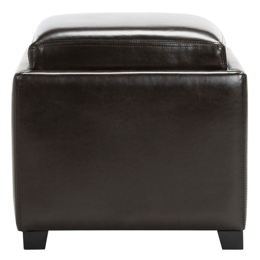 Safavieh Bobbi Tray Storage Ottoman - Brown