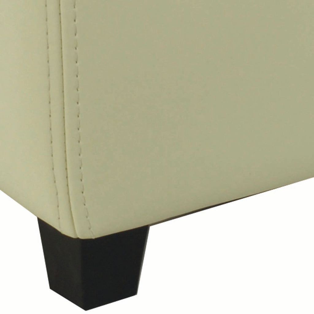 Safavieh Jonathan Flip Top Ottoman - Flat Cream