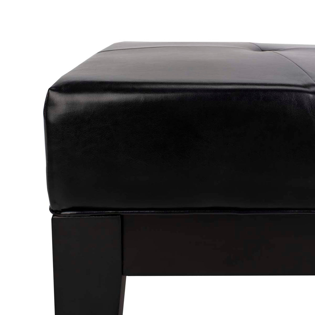 Safavieh Jordan Cocktail Ottoman - Black