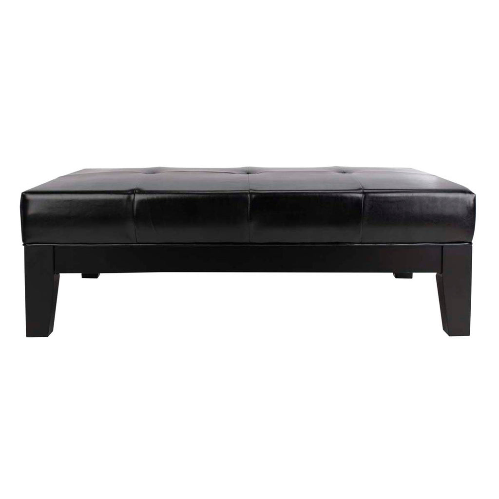 Safavieh Jordan Cocktail Ottoman - Black