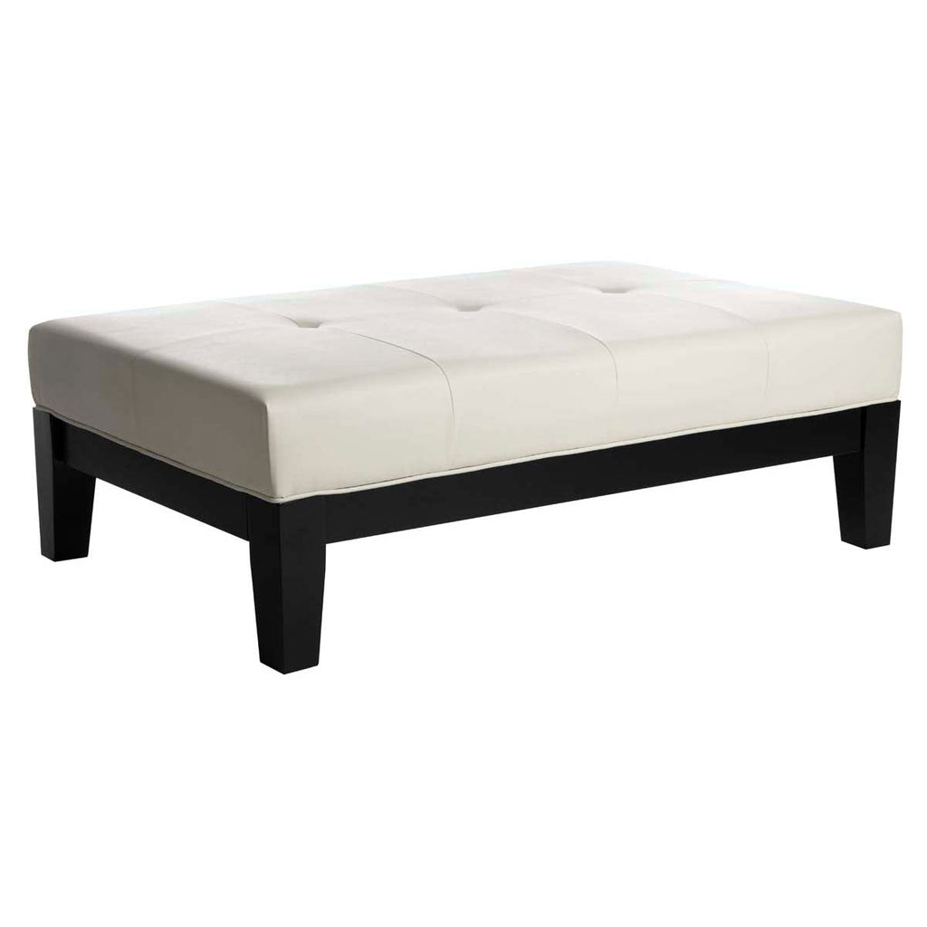 Safavieh Jordan Cocktail Ottoman - Off White