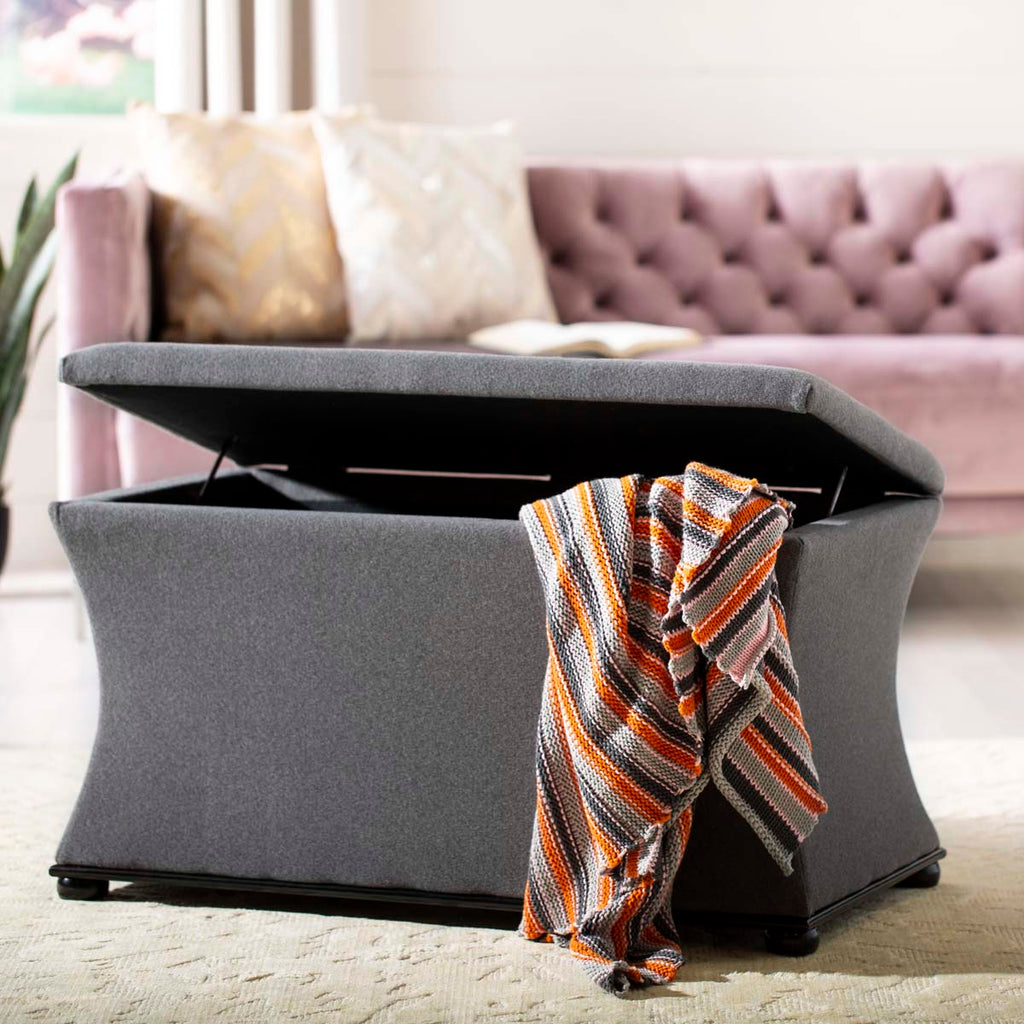 Safavieh Aroura Storage Bench - Grey