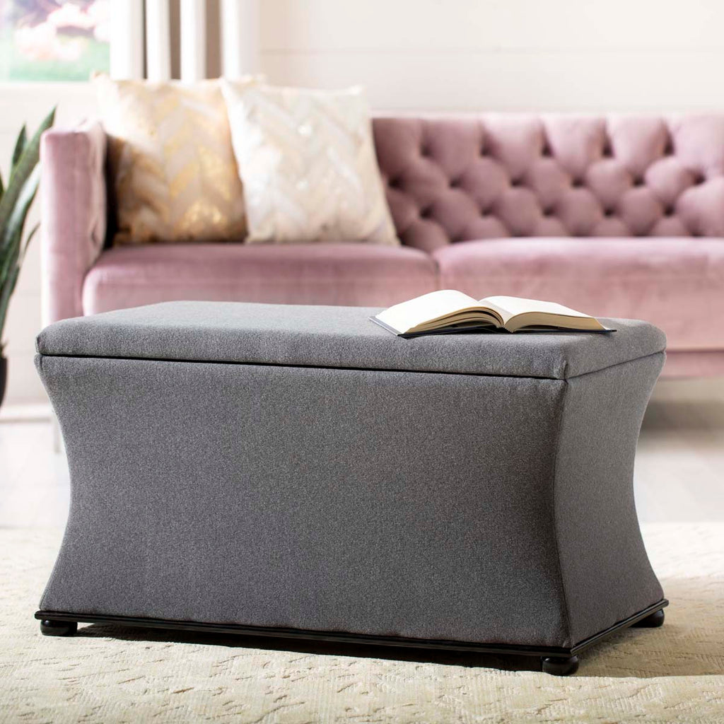 Safavieh Aroura Storage Bench - Grey