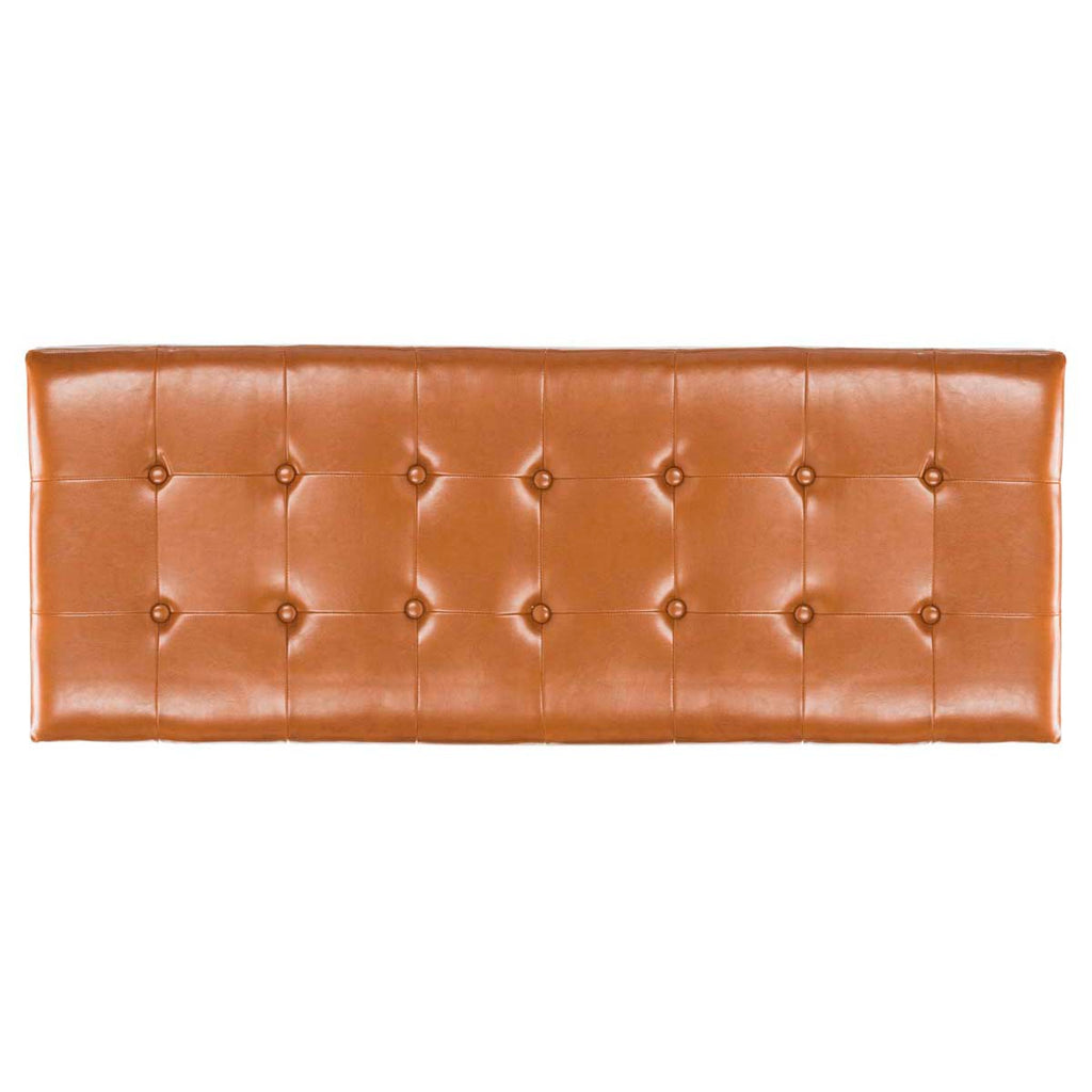 Safavieh Large Manhattan Storage Bench - Saddle