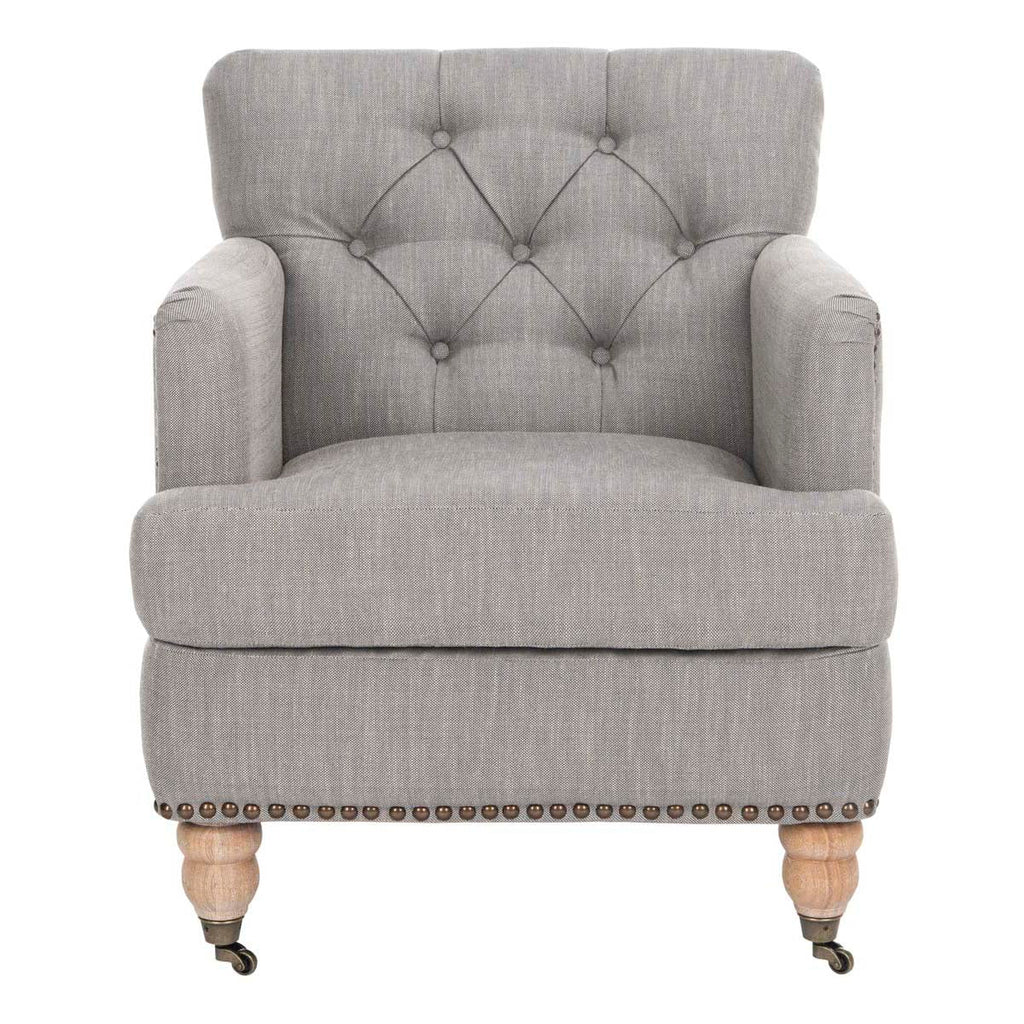 Safavieh Colin Tufted Club Chair - Stone / Grey