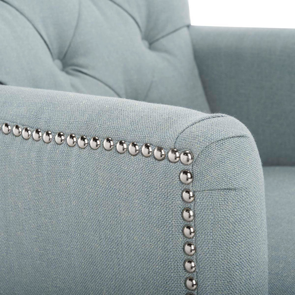 Safavieh Colin Tufted Club Chair - Sky Blue