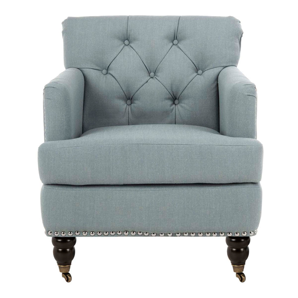 Safavieh Colin Tufted Club Chair - Sky Blue