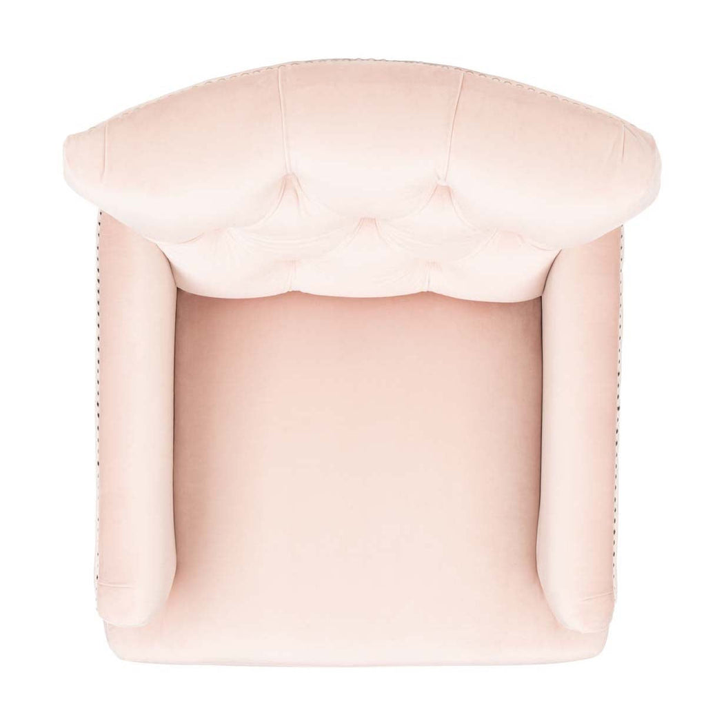 Safavieh Colin Tufted Club Chair - Blush / White Washed