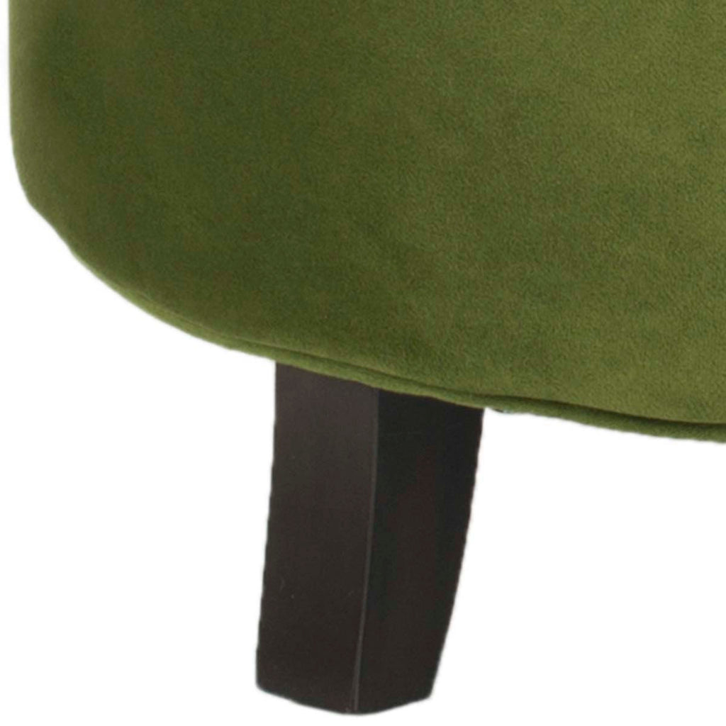 Safavieh Amelia Tufted Storage Ottoman - Fern