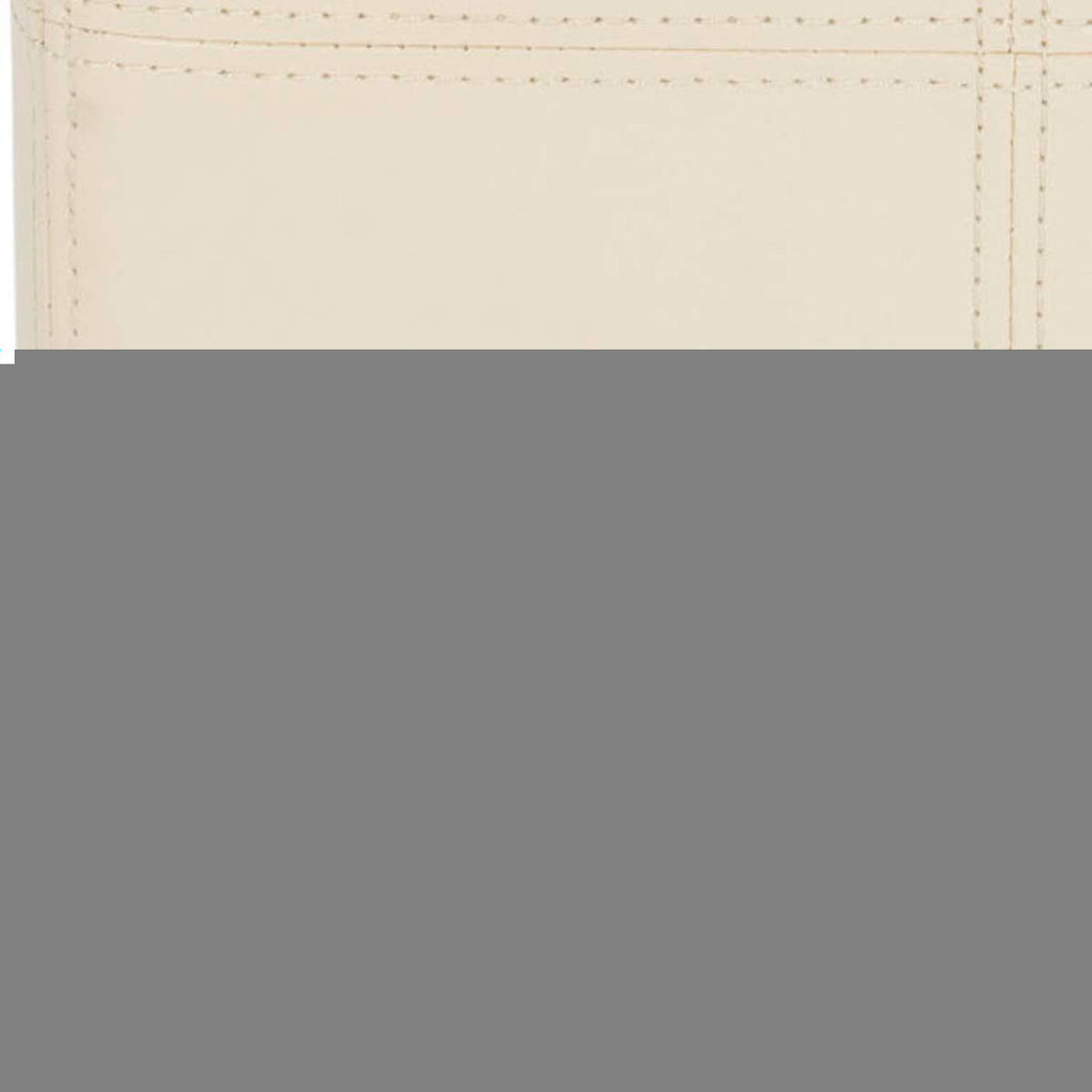Safavieh Maiden Square Tufted Ottoman - Flat Cream