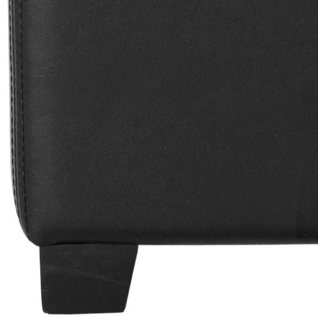 Safavieh Harrison Single Tray Ottoman - Black