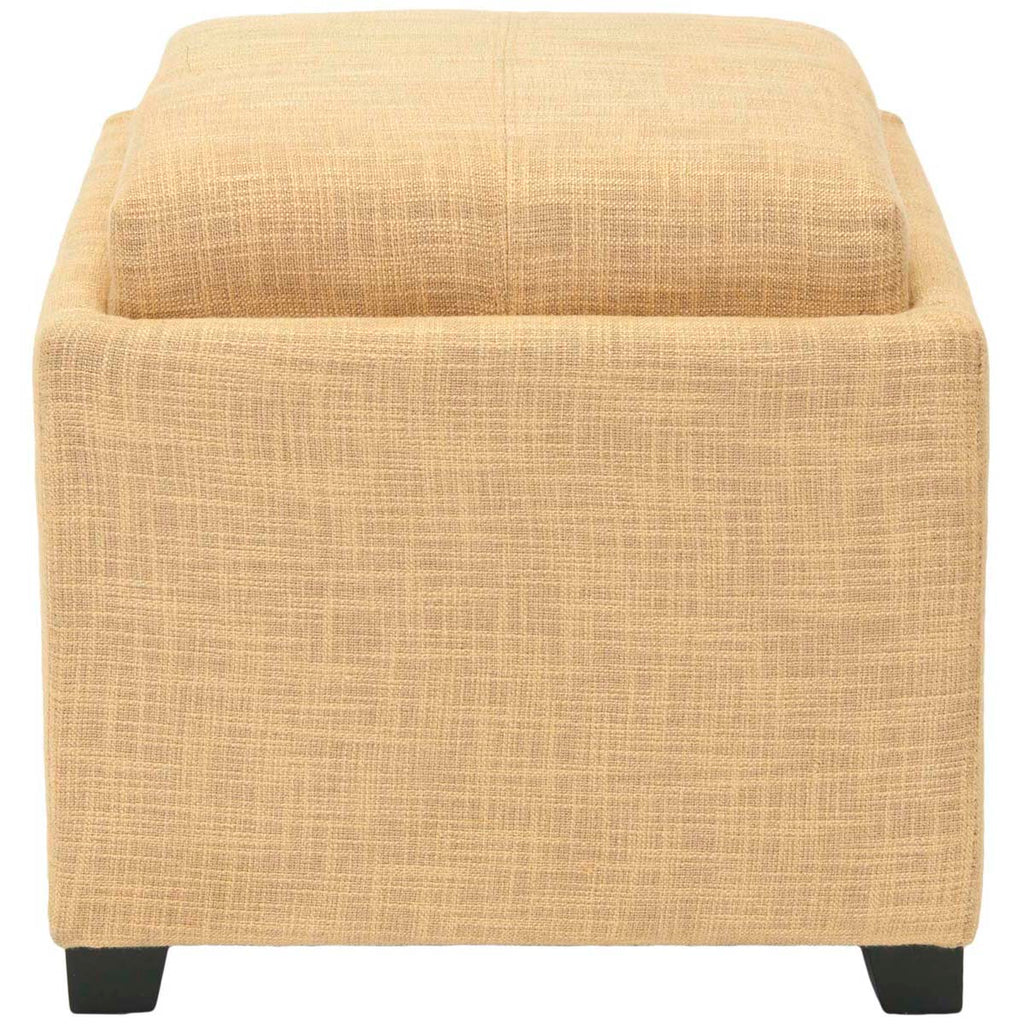 Safavieh Harrison Single Tray Ottoman - Gold