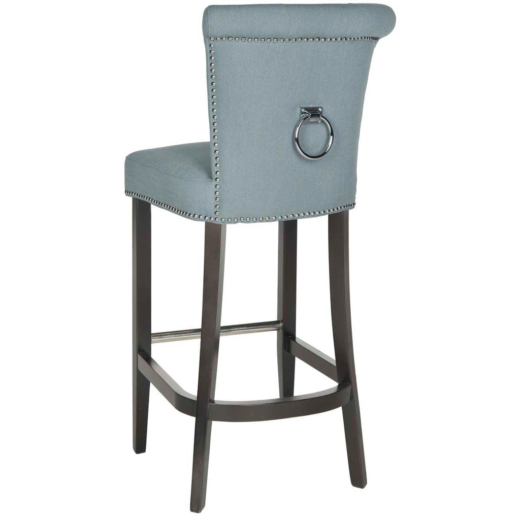 Safavieh Addo Ring Bar Stool - Sky Blue