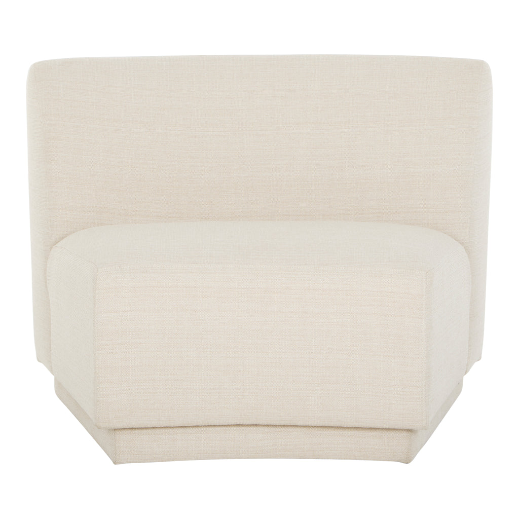 Yoon Slipper Chair Sweet Cream | Moe's Furniture - JM-1020-05