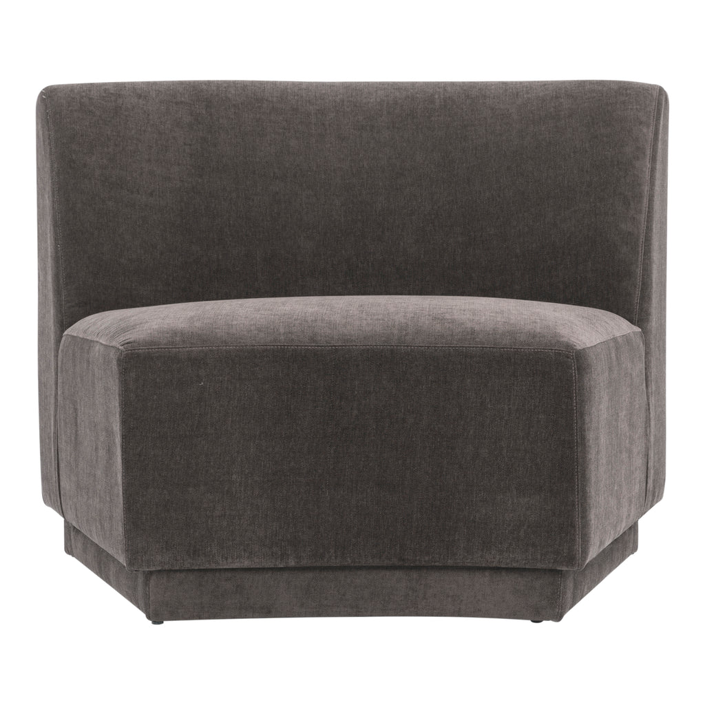 Yoon Slipper Chair Umbra Grey | Moe's Furniture - JM-1020-25