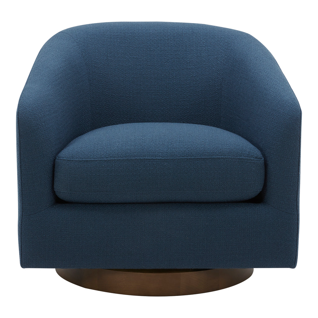 Oscy Swivel Chair Dark Atlantic | Moe's Furniture - KQ-1015-26