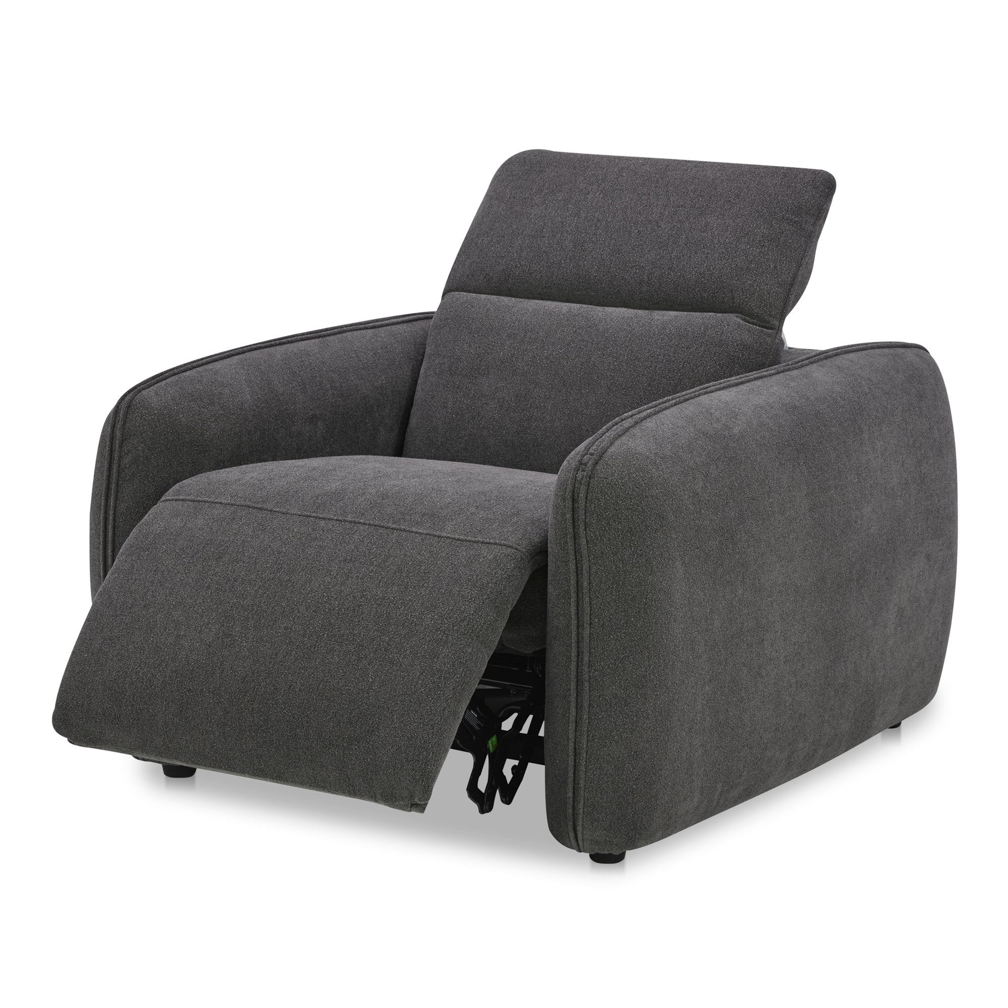 Eli Power Recliner Chair Dusk Grey | Moe's Furniture - KQ-1027-07