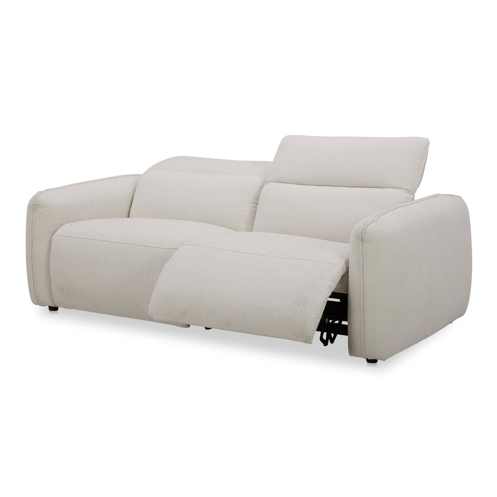 Eli Power Recliner Sofa Warm White | Moe's Furniture - KQ-1028-18