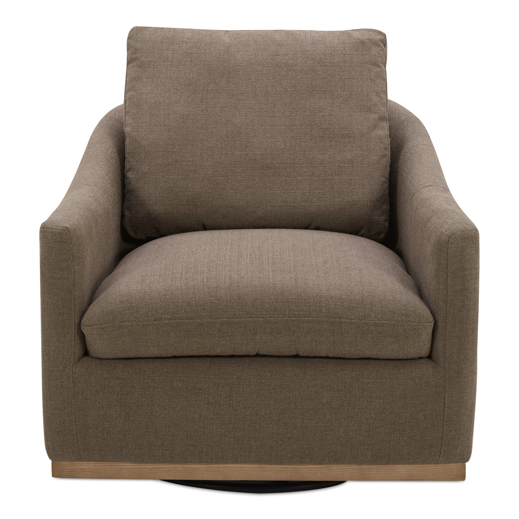 Linden Swivel Chair Soft Taupe | Moe's Furniture - KQ-1029-39