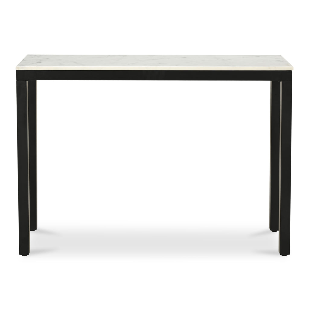 Parson Console Table White Marble | Moe's Furniture - KY-1035-02-0