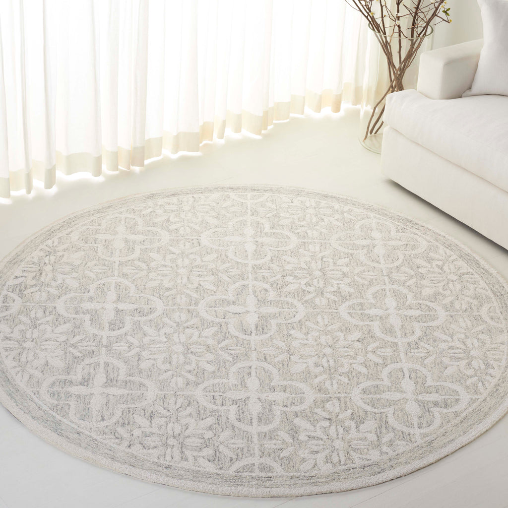 Lauren Ralph Lauren 6942 Rug | Lauren Ralph Lauren - LRL6942 - Grey / Ivory