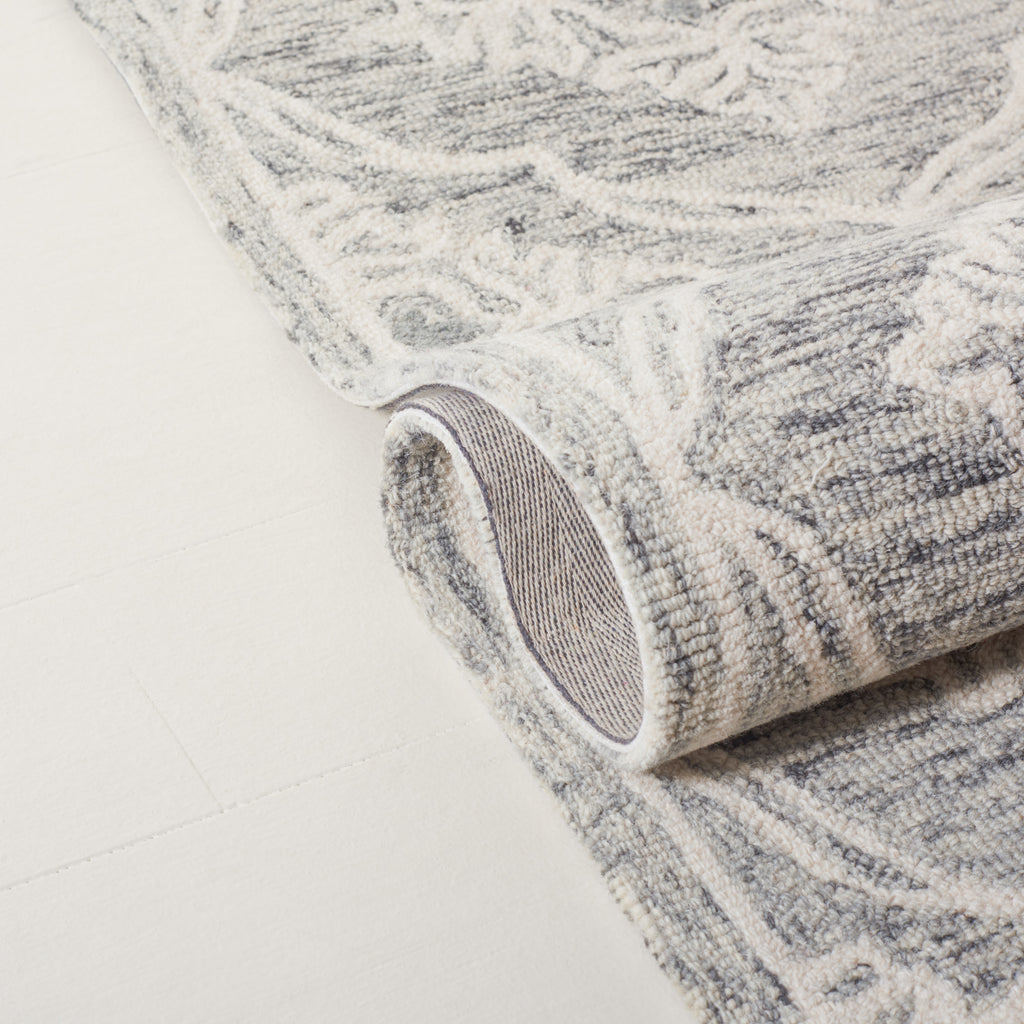 Lauren Ralph Lauren 6943 Rug | Lauren Ralph Lauren - LRL6943 - Light Grey / Ivory