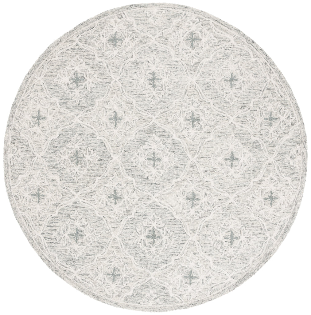 Lauren Ralph Lauren 6943 Rug | Lauren Ralph Lauren - LRL6943 - Light Grey / Ivory