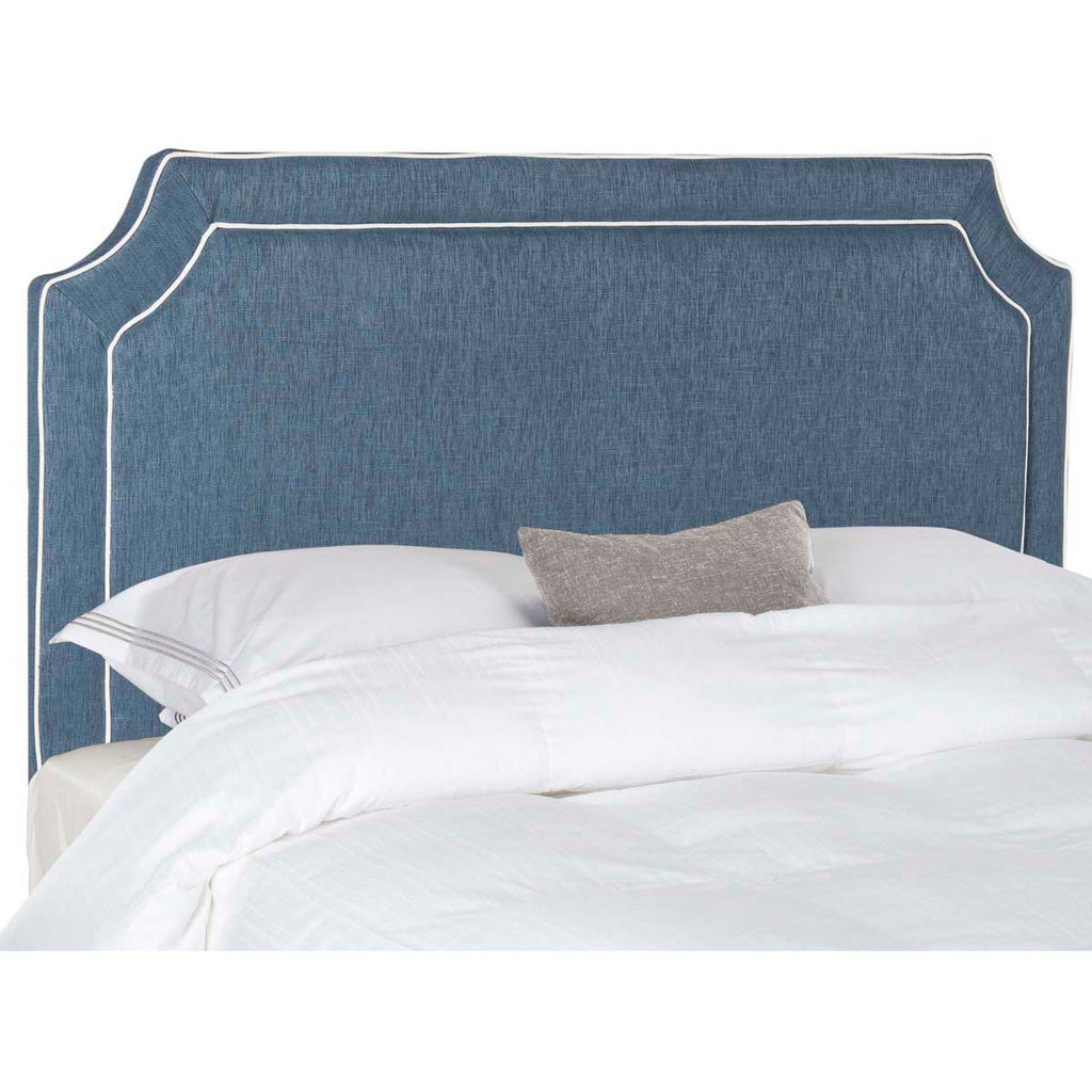 Safavieh Dane Denim Blue & White Piping Headboard , MCR4686