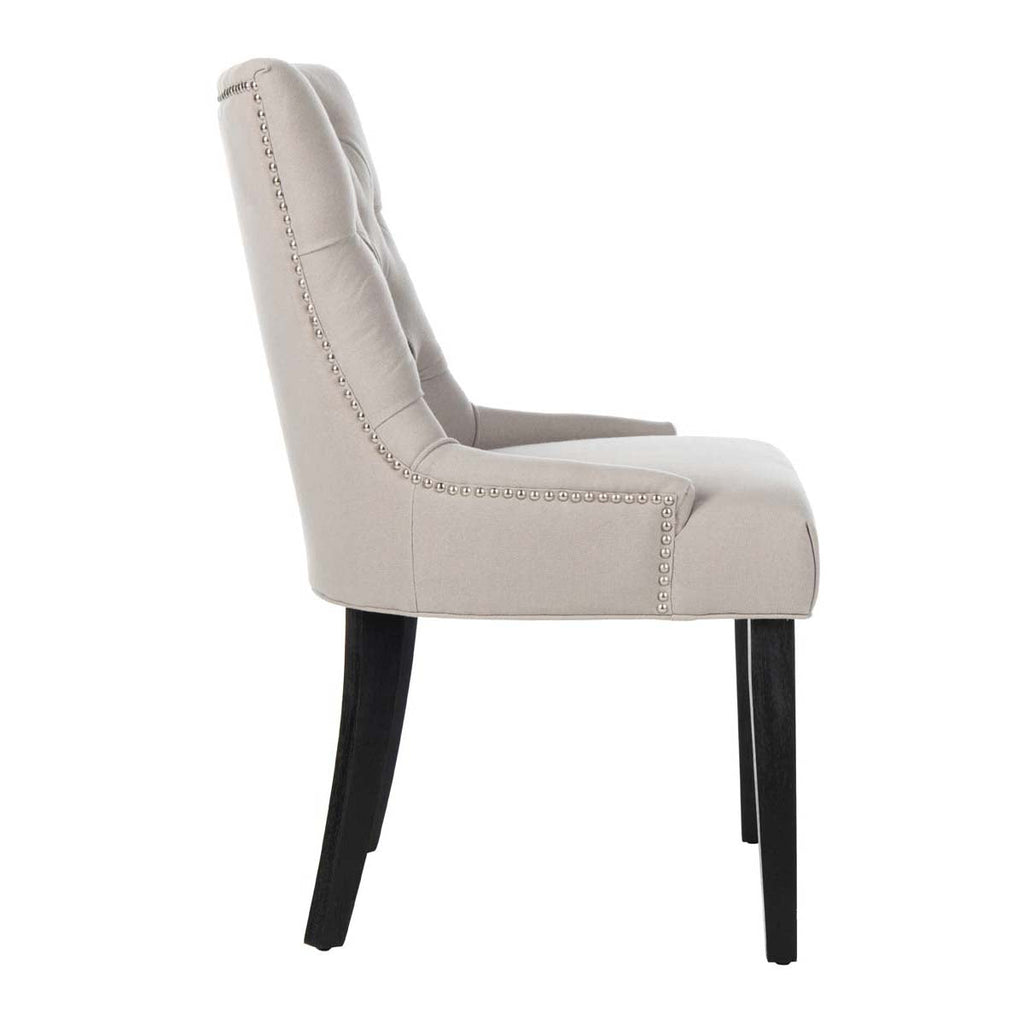 Abby 19''H Tufted Side Chairs (Set of 2) | Safavieh - MCR4701-Taupe