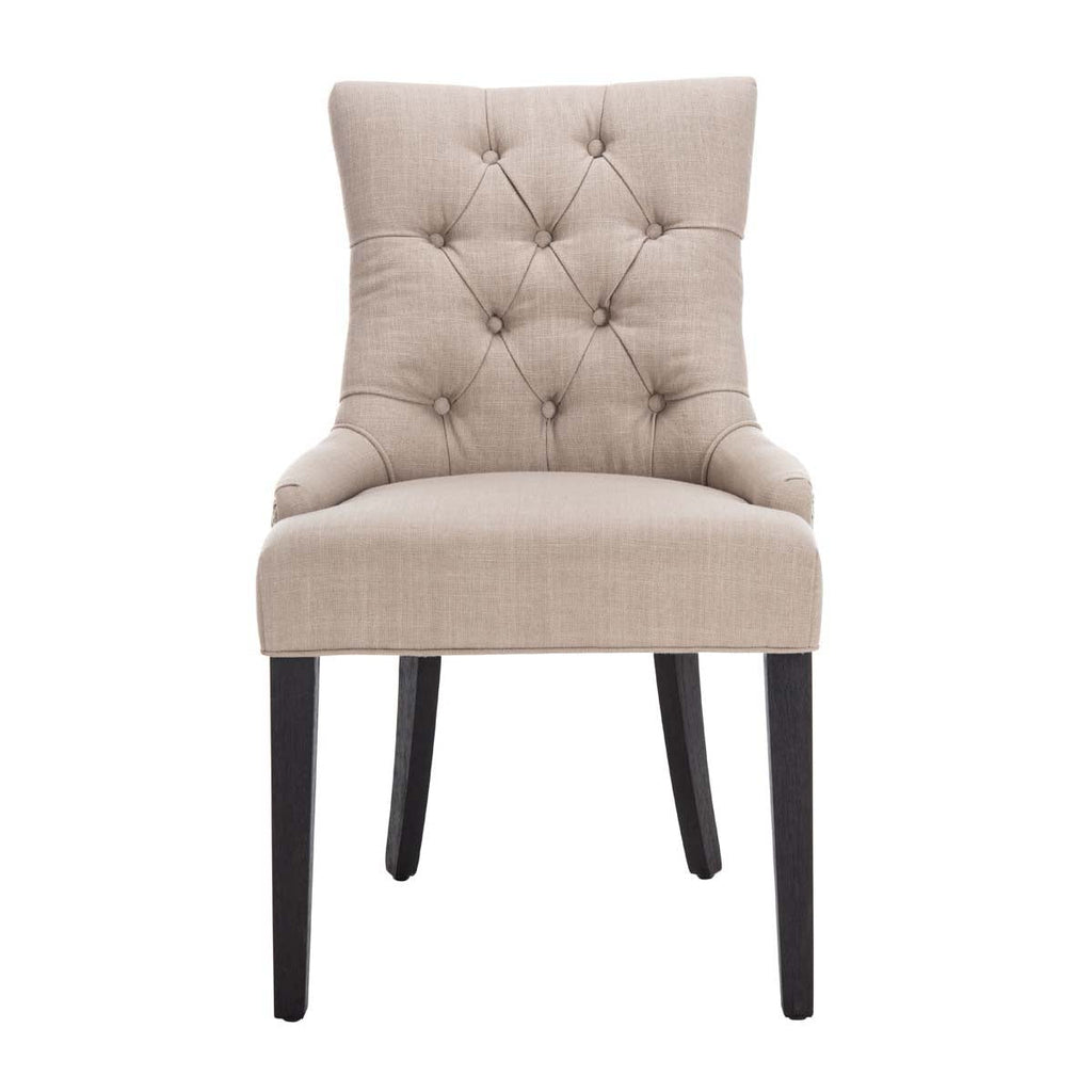 Abby 19''H Tufted Side Chairs (Set of 2) | Safavieh - MCR4701-True Taupe