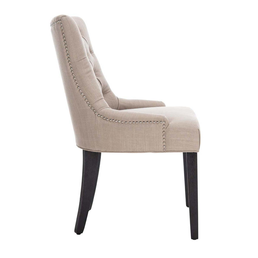 Abby 19''H Tufted Side Chairs (Set of 2) | Safavieh - MCR4701-True Taupe