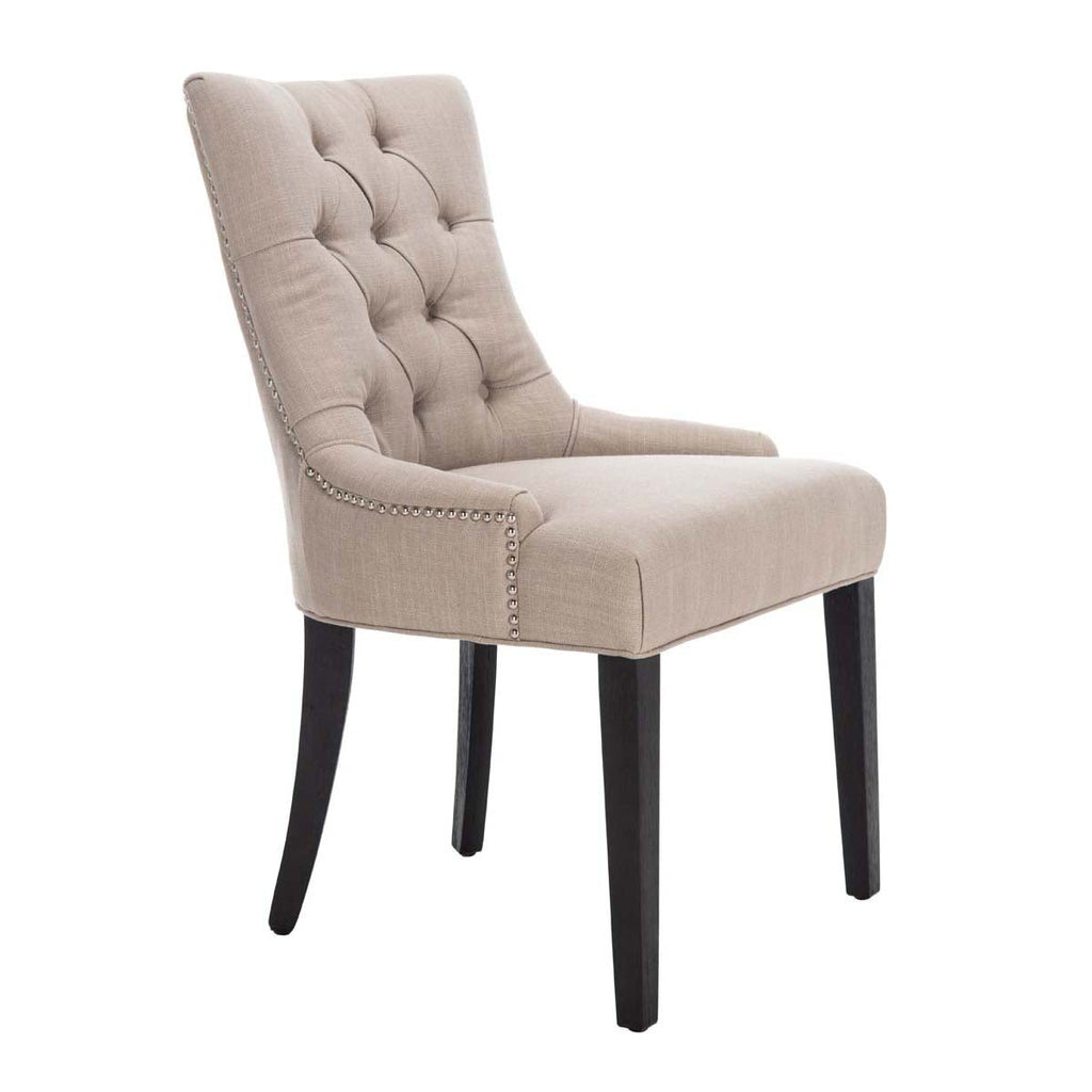 Abby 19''H Tufted Side Chairs (Set of 2) | Safavieh - MCR4701-True Taupe